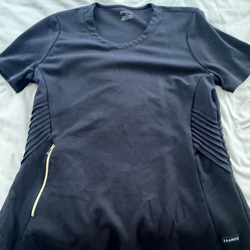 Jaanuu Black Scrubs set